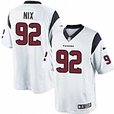 Nike Men & Women & Youth Texans #92 Nix White Team Color Game Jersey,baseball caps,new era cap wholesale,wholesale hats